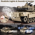 thumbnail image 3 of Tanque RC Supdex M1A2 Abrams 2.4G con disparo, humo y luces, 3 of 6