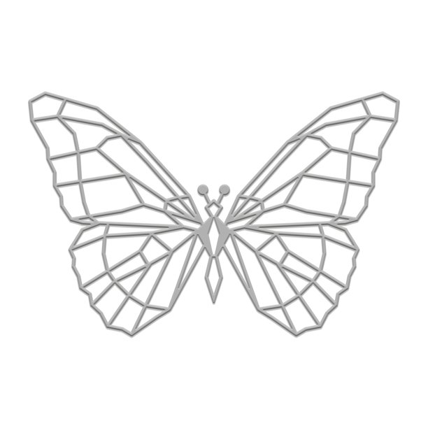 Figura Decorativa Geométrica Mexicano Ch MARIPOSA CH