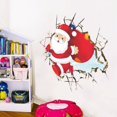 thumbnail image 3 of 3d santa gift breaking wall customer decoration wall stickers decals, 3 of 5
