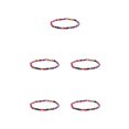 thumbnail image 2 of Tobilleras de cuentas de arroz Minnieouse Cadenas de pie simples únicas elegantes multiusos hechas a mano delicadas Type6 NO6, 2 of 6