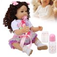 thumbnail image 1 of , Newborn Baby Doll, Clear Acrylic Eyes High-Temperature Synthetic  Kids For Girls, 1 of 8