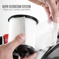 thumbnail image 6 of OVENTE Premium HEPA Air Filter Replacement for ST2000 & ST2010 Bagless Canister Vacuum Cleaner with 99.9% Ultra Dust & Particles Filtration, Compact Easy Installation & Storage, Pack of 1 ACPST2070, 6 of 7