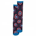 thumbnail image 1 of Captain America Shield Symbols Repeating Athletic Socks, 1 of 1