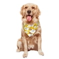 thumbnail image 5 of Naloa Lilies Flowers Dog Bandanas 1PC Washable Triangle Dog Scarfs Premium Durable Fabric, for Small Medium Large Dogs and Cats, 5 of 6