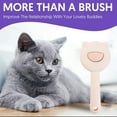 thumbnail image 4 of dajkiuy Slicker Brush for Dogs & Cats,Self Cleaning Dog Brush for Long and Short Haired Dogs,Dog& Cat Brush for Shedding,Indoor cats, Small Dogs & Cats,Deshedding Dog Brush for Grooming, 4 of 6