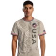 thumbnail image 4 of 2026 New USA Soccer Jersey Men United States National Team Shirt, United States Jersey Soccer, Resistant Crew Neck Short Sleeve Football Tee for Sports Casual Daily Use for Adult(Gray, L), 4 of 4