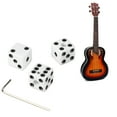 thumbnail image 1 of 3PCS Guitar  Control Knob, Plastic Wear  Guitar Volume Tone Control Knobs For Electric Guitar, 1 of 8