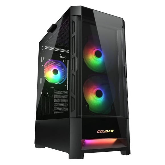 Gabinete Cougar Duoface Negro RGB ATX S/Fuente 385ZD10.0001
