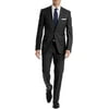 Calvin Klein Mens Slim Fit Suit Separates 33W x 30L Solid Charcoal