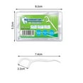 thumbnail image 3 of Bow Toothpick Autumn Discounts! Ankoty White 50Pcs Toothpick 2 in 1 Picks High Toughness Interdental Brush Stick Tongue Scraper Oral Care Tools Send Birthday Gifts, Holiday Gifts, 3 of 5