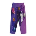 thumbnail image 5 of Junzan Astronaut Women'S Pajama Pants Drawstring Comfy Sleep Bottoms With Pockets, 5 of 9