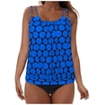 thumbnail image 3 of adviicd Tankini Haut de Maillot de Bain pour Femmes 2026 - Haut de Bain Gainant Seulement Haut de Maillot de Bain Modeste Haut de Maillot Sans Bas (Bleu, G), 3 of 8