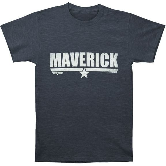 Top Gun Men's Maverick T-shirt Heather Navy