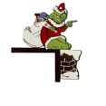 thumbnail image 2 of Adornos navideños del Grinch Kagetolytai para chimeneas interiores decoraciones para puertas, 2 of 3