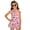 Leopard Pink, variant on FOR U DESIGNS Girls' Sleeveless One-Piece Swimsuit Sleeveless Bathing Suit Swimwear Skirted Bathing Suit for 3-13 Years, Seashell Beaded Necklace