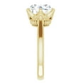 thumbnail image 4 of 3 Carat Lab Diamond Engagement Ring Round Solitaire, 4 of 5