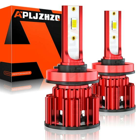 Fit GMC Acadia 2007-2012 2PCS H11 LED Headlight Bulbs for Low Beam High Beam 16000LM Per Set 6000K Bright White