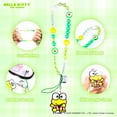 thumbnail image 3 of iFace Hello Kitty & Friends Beaded Wristlet Phone Charm Strap – Universal Cute Wrist Chain Lanyard – Keroppi, 3 of 8