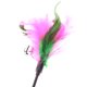 thumbnail image 5 of Sywqhk Gato Gatito Mascota Juguete Colorido Pluma Varilla Corta Palo Interactivo Campana Juguete Sywqhk Para estrenar, 5 of 6