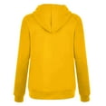 thumbnail image 5 of IMENGL Lightweight long sleeve hooded pullover, Yellow 2XL, Size M-2XL, 5 of 5