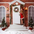 thumbnail image 6 of 20 Inch Christmas Wreath for Front Door with Candy Canes, Red White Balls, Pinecones and Berries - Norfolk Pine Artificial Wreath for Indoor Outdoor Wall Fireplace Xmas Decor, 6 of 7