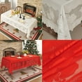 thumbnail image 1 of Tablecloth Christmas Home Dining Table Suitable For Christmas Or Daily Decoration, Tablecloth Christmas Surrounding Feeling, Home Dining Table, Premium Quality Cotton Fabric, Easy To Clean,, 1 of 6