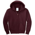 thumbnail image 5 of Port & Company ® - Youth Core Fleece Full-Zip Hooded Sweatshirt. PC90YZH, 5 of 6