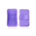 thumbnail image 1 of Alfombrilla de limpieza de brochas de maquillaje Qarigey portátil de silicona, 1 of 6