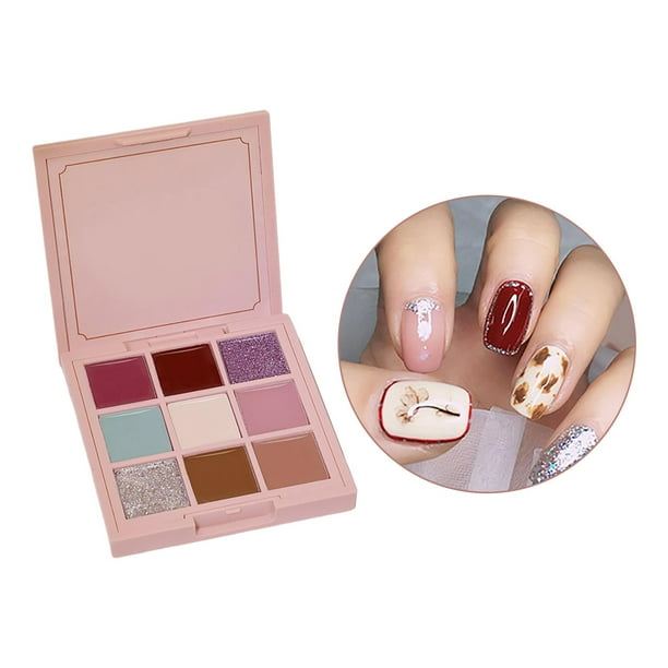 de de uñas sólido de 9 colores Diseños de brillos Fototerapia Soak Off Barniz Gel de pintura de uñas de moda para - Color seca seca Colco Esmalte de uñas de gel