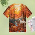 thumbnail image 5 of Cool Horse T-Shirts Casual T-Shirt Short Sleeve Women Trendy Tshirt Beach Custom Tops, 5 of 5