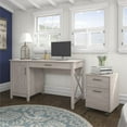 thumbnail image 2 of Bush Furniture Key West 54W Computer Desk with Storage and File Cabinet in Gray, 2 of 11