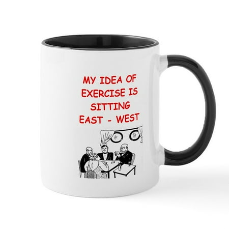 

CafePress - Duplicate Bridge Mug - 11 oz Ceramic Mug - Novelty Coffee Tea Cup
