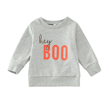 

Toddler Kids Children Baby Boys Girls Letter Long Sleeve Sweatshirt Blouse Tops Clothes Outfits