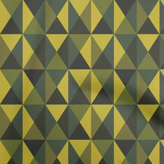 oneOone Viscose Jersey Lime Green Fabric Geometric Craft Projects Decor Fabric Printed By The Yard 60 Inch Wide
