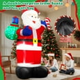 thumbnail image 7 of Yexmas 8FT Christmas Inflatable Santa Claus Outdoor Decorations,Blow Up Santa Claus with Gifts Bag, Built-in Brilliant LED Lights Xmas Inflatables Yard Decor, 7 of 7