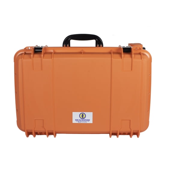 Seahorse 920 Wheeled Case, Neon Orange