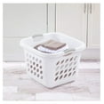 1.5 Bushel Ultra Square Laundry Basket, Plastic, Comfort Handles to