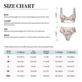 thumbnail image 4 of Kdxio Tropical Pitaya Print Women's 2 Piece High Waisted Wrap Spaghetti Strap Summer Swimsuit Bikini Set-Large, 4 of 7