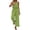 Green, variant on Womens Summer Jumpsuits Loose V-Neck Spaghetti Strap Wide Leg Jumpers Elastic Waist Rompers for Beach Vacation Wine S
