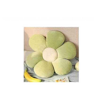 

MARSMO Cartoon Flower Plush Cushion Comfortable Seat Cushion Pad Stuffed Plush Decor 45 cm Green 45CM