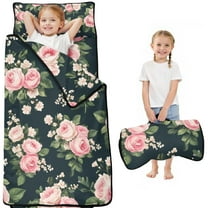 Pioneer Flower Floral Print Pattern Toddler Nap Mats for Kids Preschool,Sleeping Mat Bag or Kids,Toddler Sleeping Bag,Toddler Nap Mat or Daycare