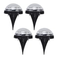 thumbnail image 3 of Paquete de 4 luces LED solares de suelo con degradado de color para terrazas al aire libre, resistentes al agua, con 8 LED, 3 of 8