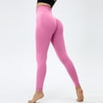 thumbnail image 2 of Women's High Waisted Seamless Leggings Butt Lift Stretch Yoga Workout Pants, 2 of 6