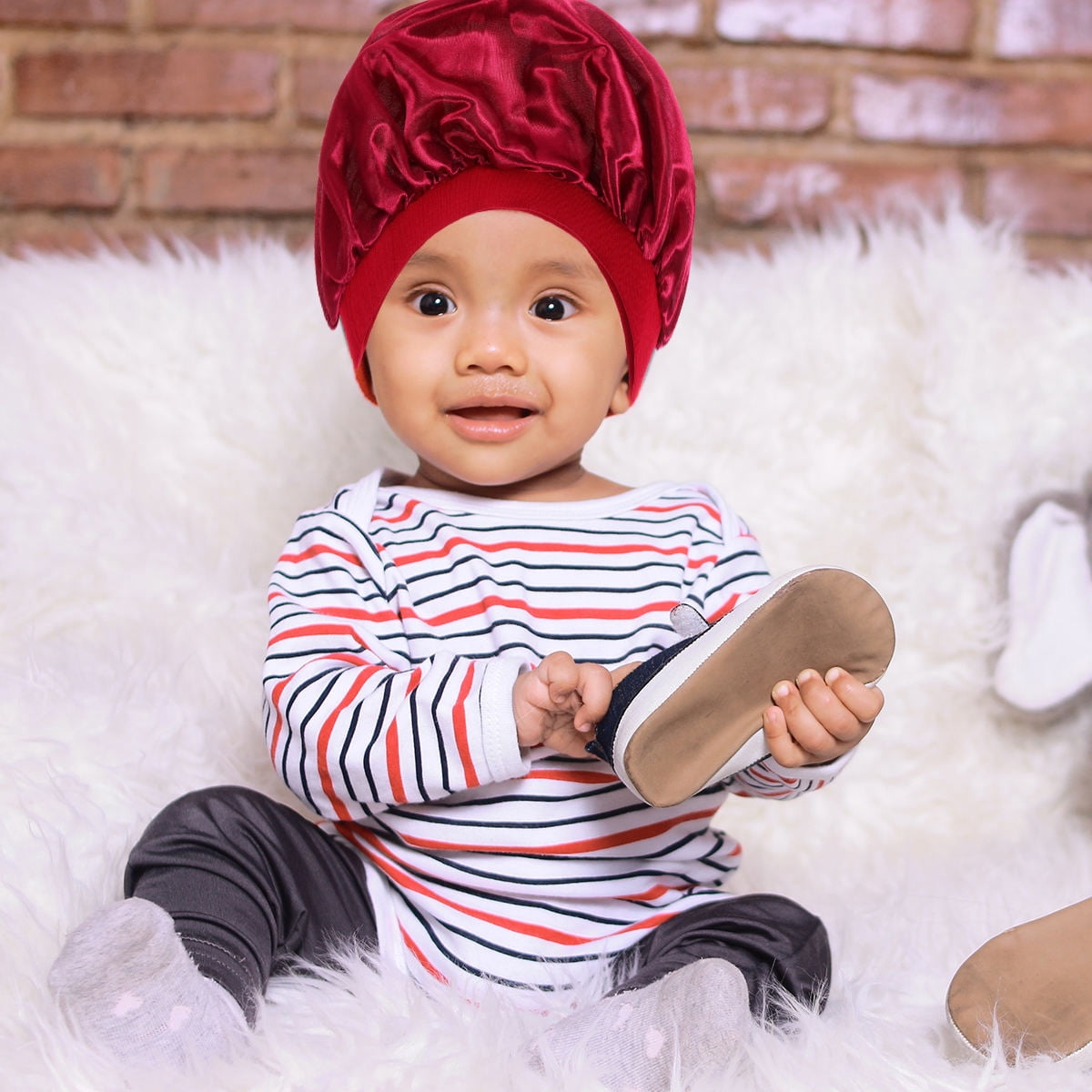 ORDDIART Kids Satin Sleep Bonnet 3-Pack Breathable Hair Caps for Bedtime, Travel, and Comfortable Night