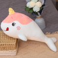 thumbnail image 2 of Simulation Pink Whale Plush Toys Stuffed Fish Doll Shark Car, 2 of 5