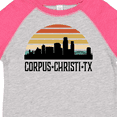 thumbnail image 4 of Inktastic Corpus Christi Texas Skyline Retro Boys or Girls Toddler T-Shirt, 4 of 5