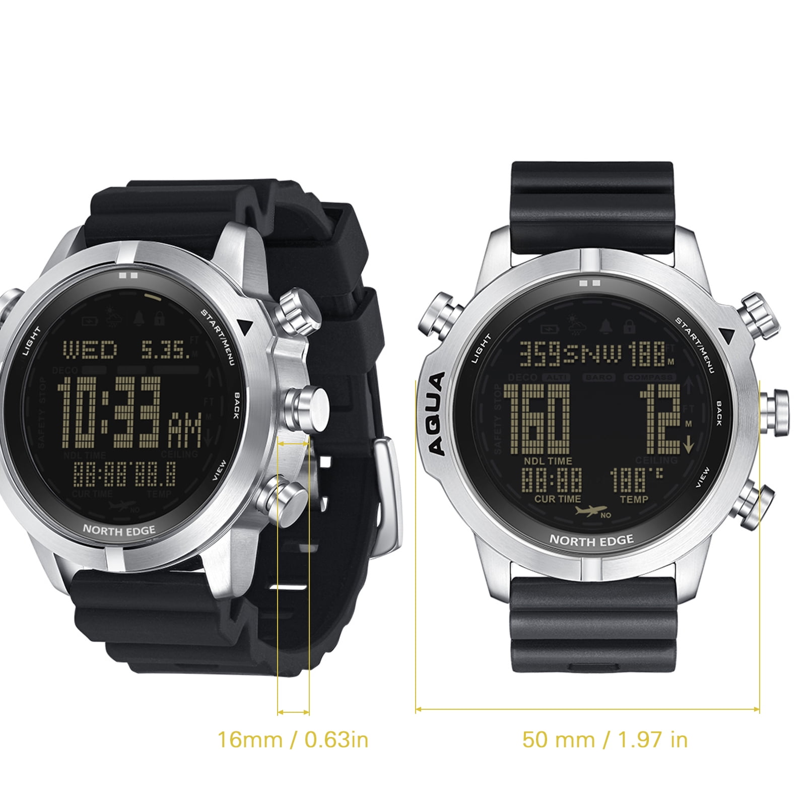 Digital divers watch hotsell