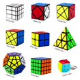 thumbnail image 3 of Juego Speed Cube Coolzon, paquete de 9 cubos mágicos para niños y adultos, 3 of 7