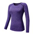 thumbnail image 5 of T-Shirt de Compression de Sport à Manches Longues pour Femmes, Séchage Rapide, Gym, Yoga, Course, Hauts Tee, 5 of 5