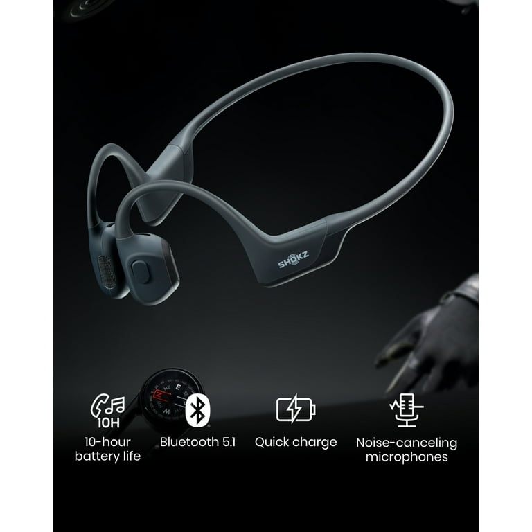 SHOKZ OpenRun Pro Bone Conduction Open-Ear Sport S810BL B&H